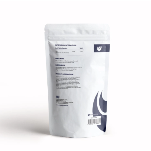 Zinc Picolinate 15mg x 120 Tablets - Bioavailable, Chelated Form 1