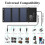 (21W 18V)Camping Solar Panel Αναδιπλούμενος Φορητός ελαφρύς ηλιακός φορτιστής 5