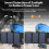 (21W 18V)Camping Solar Panel Αναδιπλούμενος Φορητός ελαφρύς ηλιακός φορτιστής 3