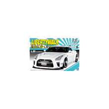 Aoshima 05590 Funziona Nissan R35 GT-R Type 1.5 1:24 Kit modellino in plastica per auto