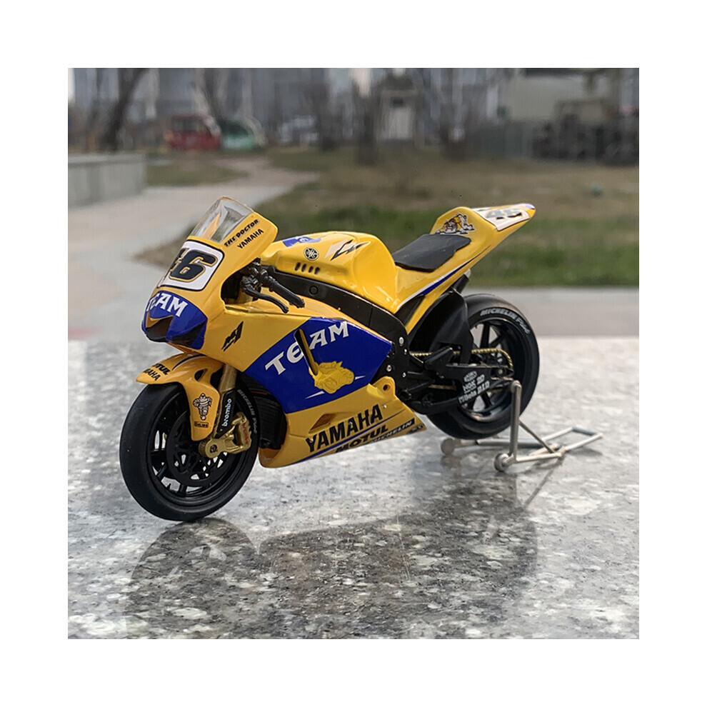 GUILOY 1:18 Yamaha YZR M1 Honda RC211V Moto Grand Prix en alliage moulé sous pression