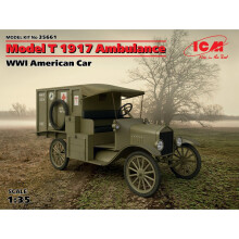 ICM35661 - ICM 1:35 - Ambulancia Modelo T de 1917, coche americano de la Primera Guerra Mundial