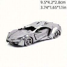 DIY Metal Assembled Toy Car Model 3D τρισδιάστατο παιχνίδι Puzzle Toy Running Car