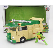 Jada Volkswagen Party Wagon Donatello Tortues Ninja - Tortues Ninja Jaune Vert - 1:24