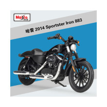 (2014 883) Maisto 1:18 Harley Davidson Sportster Iron 883 Alloy Classic Motorcycle