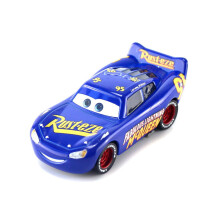 (Blue McQueen) Anime Film Cars 3 Racers Diecast Metal Model Toy Slide Mini Car Toy Kids Gift