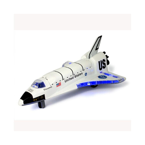 Space Shuttle US Replica Diecast Model Toy Pull Action Rocket Ship Kids Toys
