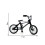 (Μαύρο) Mini Simulation Finger Bicycle Ρετρό Μοντέλο Διπλού Πόλου με Ανταλλακτικό 5