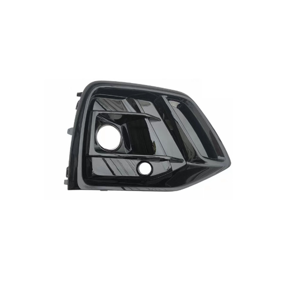 Grille de protection pour phare antibrouillard avant de voiture (noire droite) avec trou ACC pour Audi