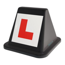 Small Magnetic Driving School Roof Sign Black