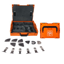 Fein Saw Blade 34PC Starlock Multitool Set E-Cut Wood + Metal + Sanding + Lboxx