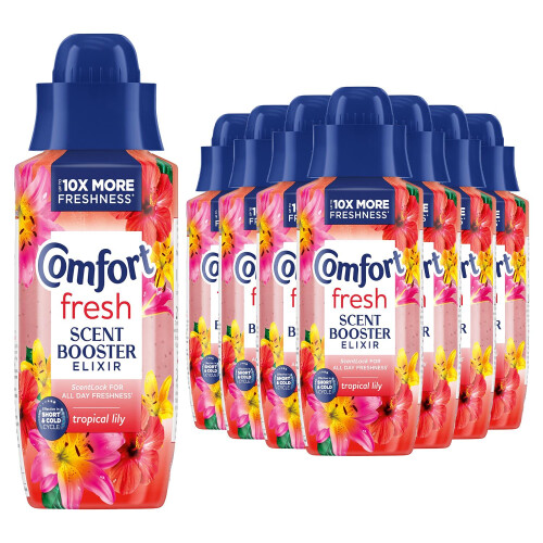 Comfort Comfort Fresh Tropical Lily Liquid Scent Booster Elixir 342ml, 8Pk