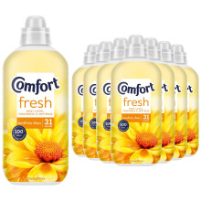 Comfort Fresh Sunshiny Days Liquid Fabric Conditioner 31W 930ml, 8 Pk