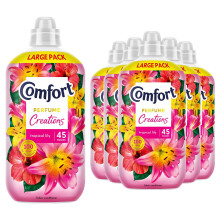 Comfort Fabric Conditioner Tropical Lily, 45W 1.35L, 6 Pack