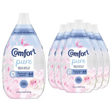 Comfort Fabric Conditioner Pure Heaven Scent, 64 Washes 960 ml, 6 Pk