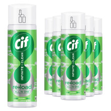Cif Infinite Clean Cleaner Reload Lime & Lemongrass, 6 Pk of 280ml