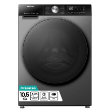 Hisense 3S Series WF3S1043BT3 10.5kg Washing Machine with 1400 rpm - Titanium - A Rated
