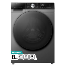 Hisense 3S Series WF3S8043BT3 8kg Washing Machine with 1400 rpm - Titanium - A Rated