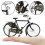 1:10 Simulation Bicycle Model Bike Mountain Παιχνίδι Μεταλλικό Μίνι Μοντέλο 5