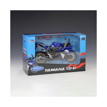 (YZF-R1 med låda) 1:10 Kawasaki KX250F Alloy Motorcykel Formgjutning Racing Motorcykel Modell