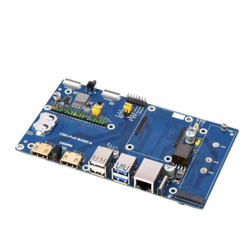 For Raspberry Pi Compute Module 5 Io Board With Poe Feature 4853307576602