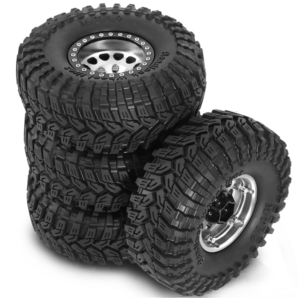 Wheel Tires For Fcx10 Axial Scx10 Pro Scx10 Utb18 Trx4 Silver 4853307576725