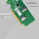 Κάρτα προσαρμογέα PCIe X16 διπλού καναλιού σε 2x SlimSAS SFF-8654 8i 3