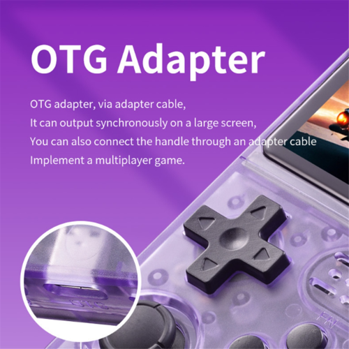 Console per videogiochi portatile R36S open source con schermo IPS da 3,5 pollici e 64 GB 2