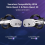 For Oculus Quest 3/3s Elite Headwear 10000mAh External Battery 4