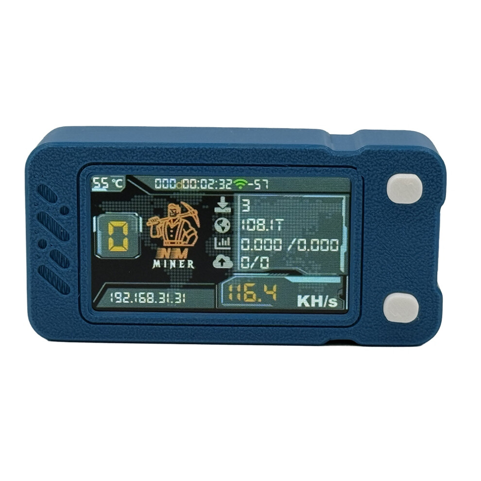 Nerdminer 118KH/S Aggiornato Con Schermo A Colori Btc Solo Lottery Miner