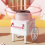 Mini Cotton Candy Maker with Sugar Scoop Pink, EU Plug 1