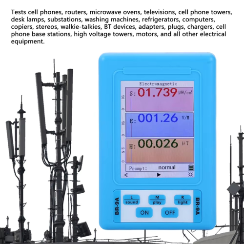 BR-9A Elektromagnetischer Strahlungsdetektor EMF-Messgerät 1