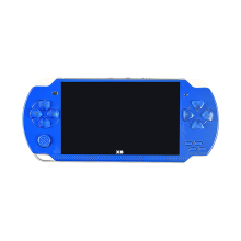 X6 Draagbare spelcomputer 4,3 inch scherm Mp4 Mp5-speler Blauw