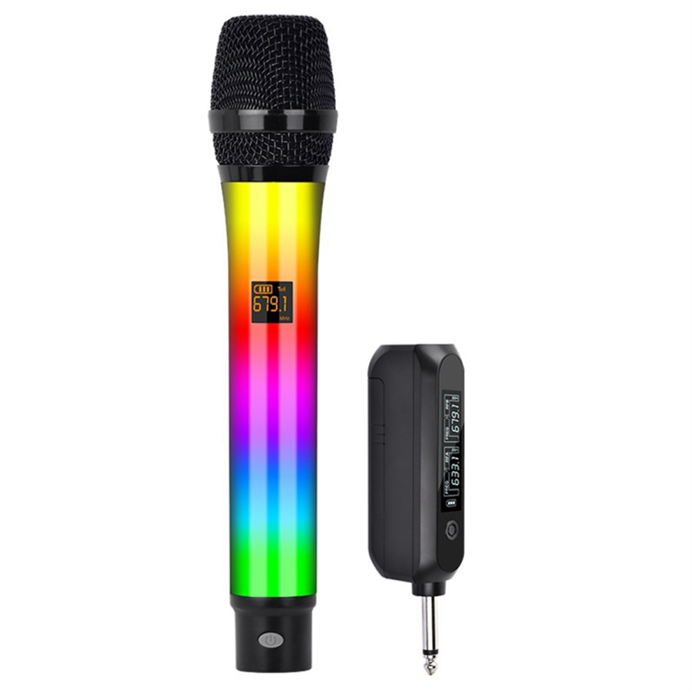 Microphone sans fil 2,4 G, microphone RVB 1 à 1
