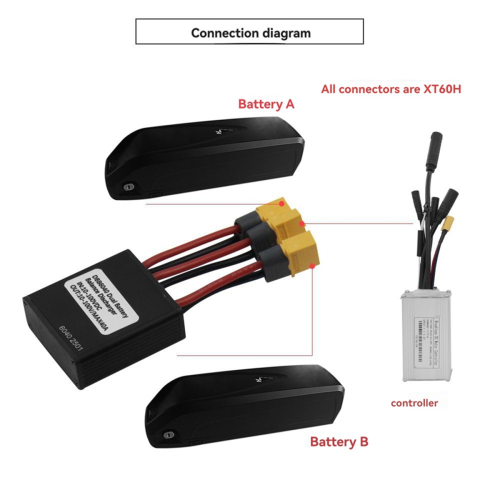 Μονάδα μπαταρίας ποδηλάτου E 10-100V 40A 2000W, μονής εκφόρτισης 2