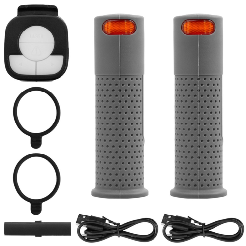 1 Paar Blinker LED-Lichtanzeige Lenker Grau 2