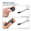 1 Paar Blinker LED-Lichtanzeige Lenker Grau 4
