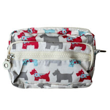 (White) Scotty Dog Print Camera Crossbody Bag