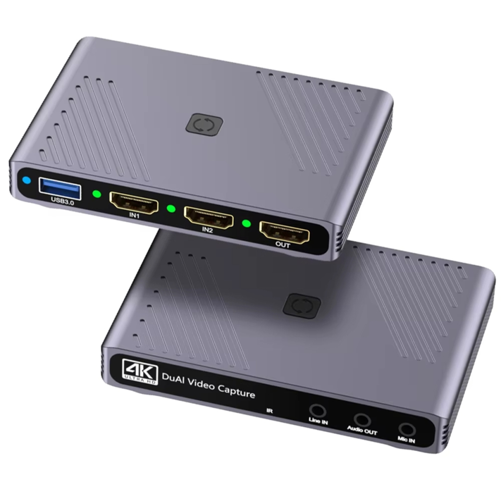 Live Streaming Podcasting Dual Hdmi-Compatible Input 4853307597638