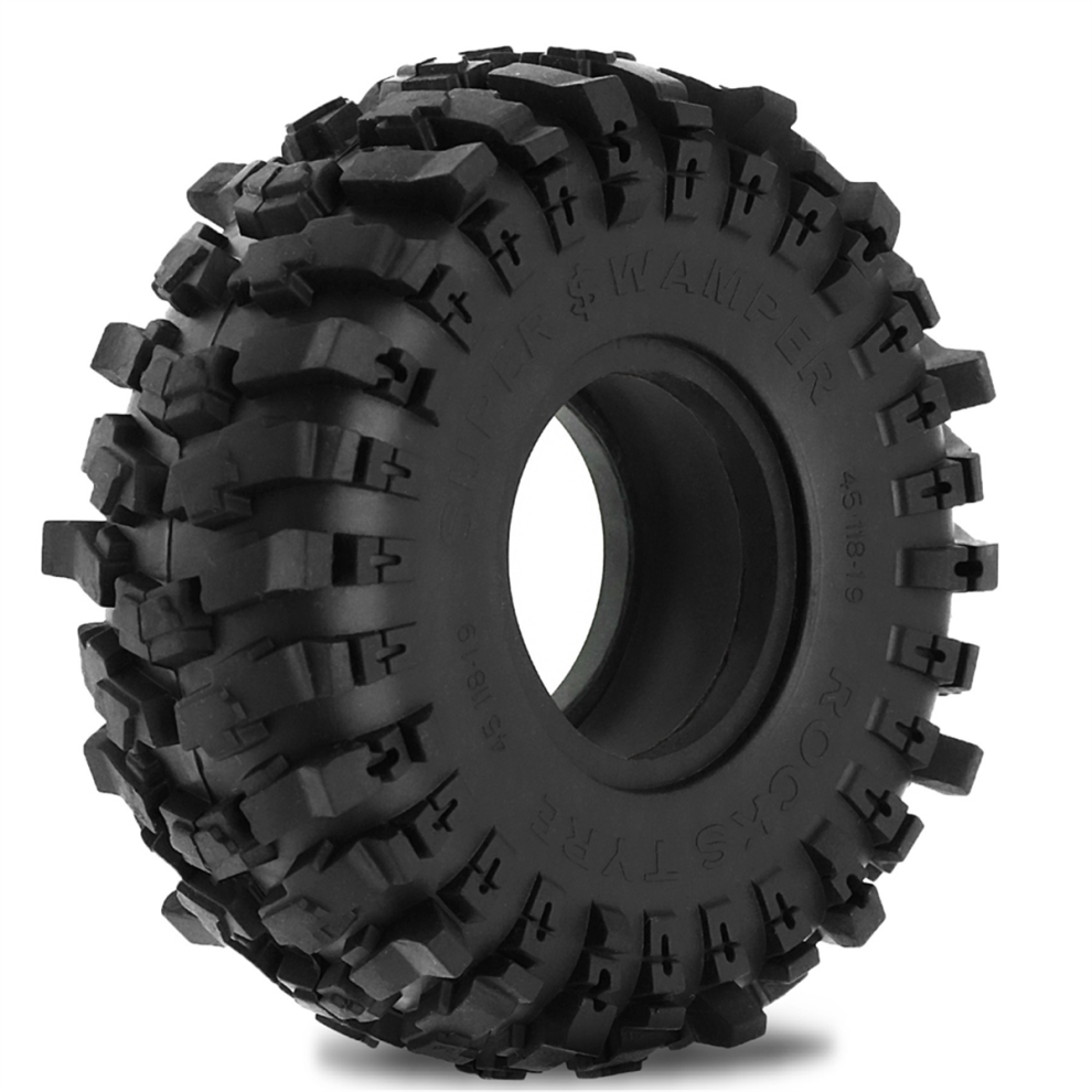 Black 4Pcs For 1/10 Rc Crawler Truck Wheel Tyre Axial Scx10 Wraith