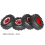 Set di 4 ruote Beadlock per auto cingolate RC da 1/18 e 1/24, colore nero 6