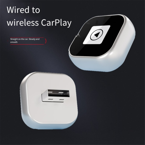 Wired to Wireless CarPlay Adapter Plug & Plug Auto Connect Converts 1