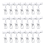 60 Pcs Kunststoff Schildhalter Clips Swivel Preis Zeichen Drehbare Rack 1