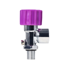 Valve de réservoir d'oxygène haute pression 30 MPA Valve de bouteille de gaz en fibre de carbone