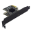 Add on Cards PCI Express X2 to Type-E + Type-C Expansion Card 2