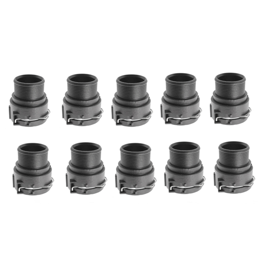 10 Pcs Engine Coolant Hose Connector Flange For Audi A4 S4 A5 S5 4853307507613