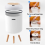 FEIDASH Automatic Trash Can Motion Sensor for Bedroom, Bathroom A 6