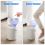 FEIDASH Automatic Trash Can Motion Sensor for Bedroom, Bathroom A 5