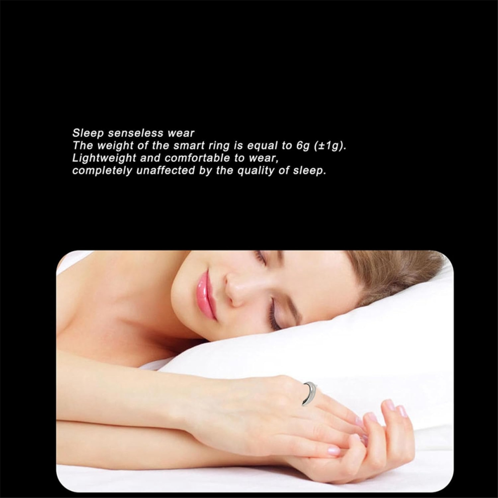 Smart Health Tracker Ring with Heart Rate & Sleep Monitor