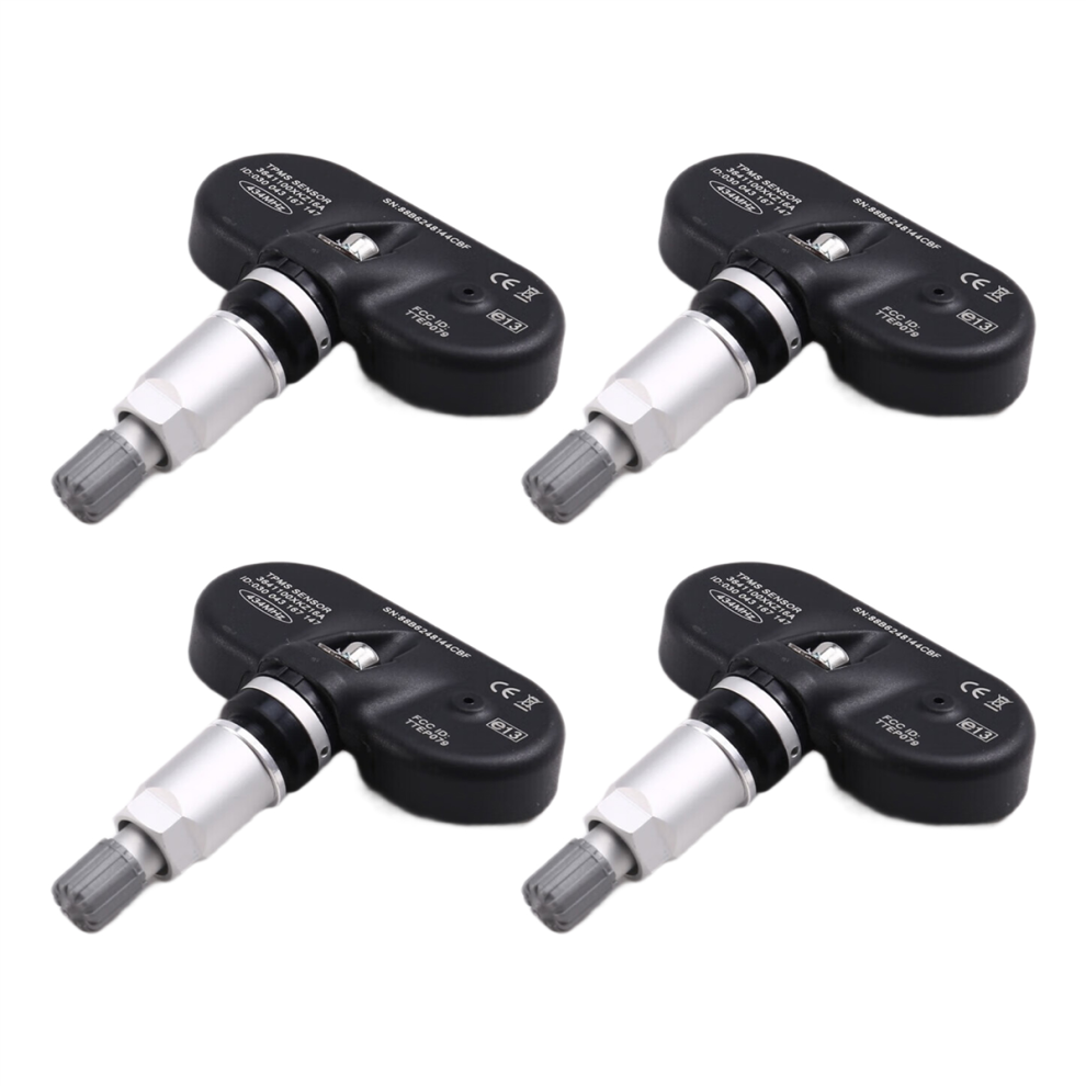 4Pcs Tpms Sensors 3641100Xkz16a For Haval H6/M6 2012-18 Black 4853307508689